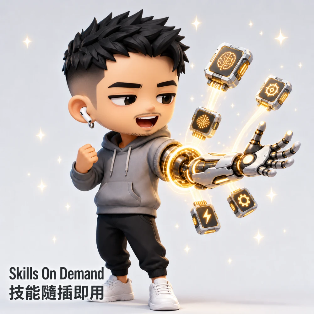 技能包 — Think BIG! AI 助理服務示意圖
